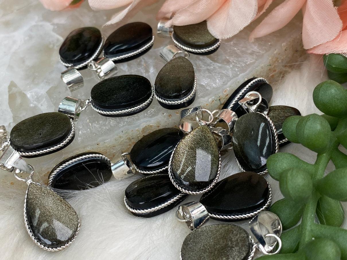 Gold-Obsidian-Crystal-Pendants