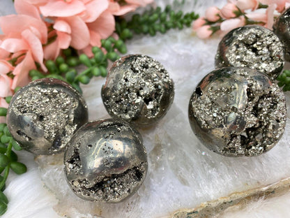 Gold-Pyrite-Spheres