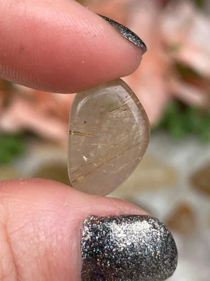 Tumbled-Gold-Rutile-Quartz-Stone