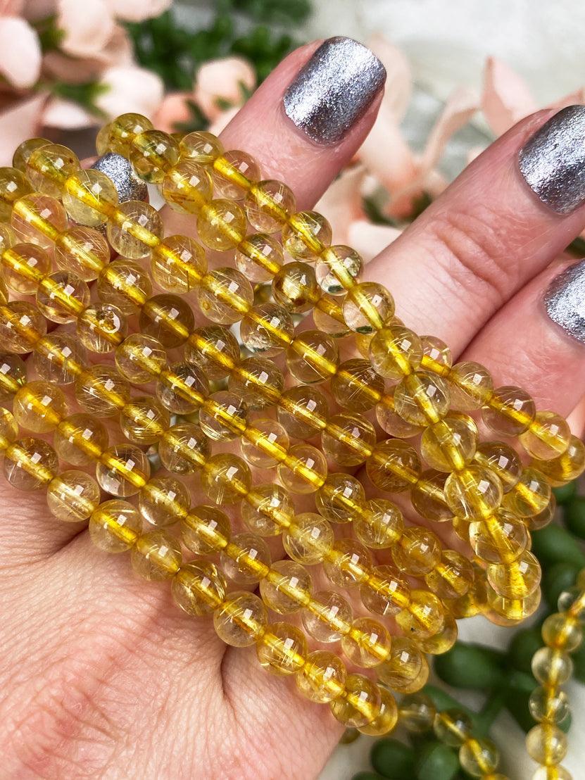 Gold-Rutile-in-Quartz-Stretch-Bracelets