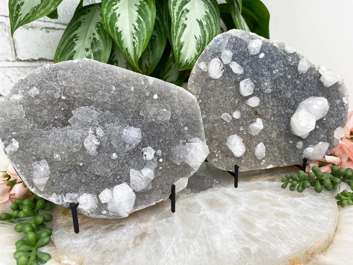 Gray Chalcedony Apophyllite