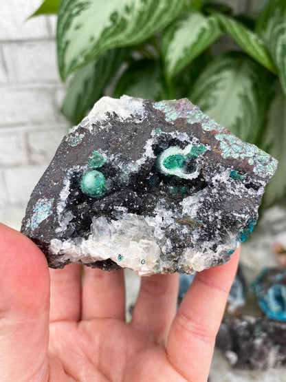     Gray-Chrysocolla-Malachite-from-Peru