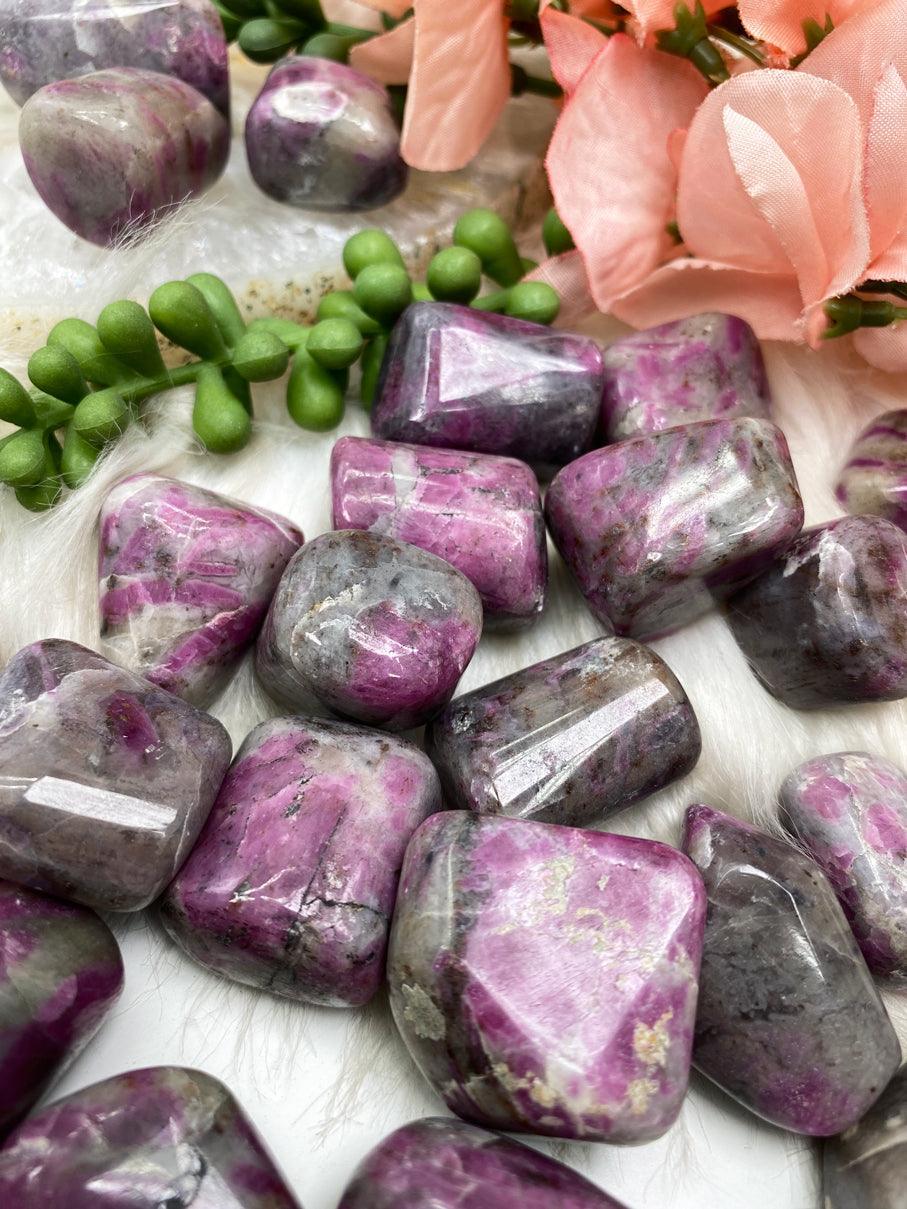 Tumbled-Gray-Purple-Ruby-Feldspar-for-Sale