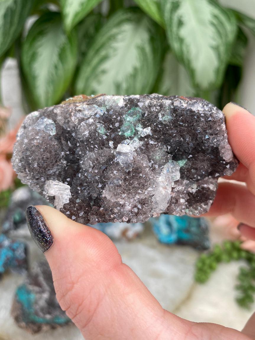 Gray-Quartz-Blue-Chrysocolla-Peru