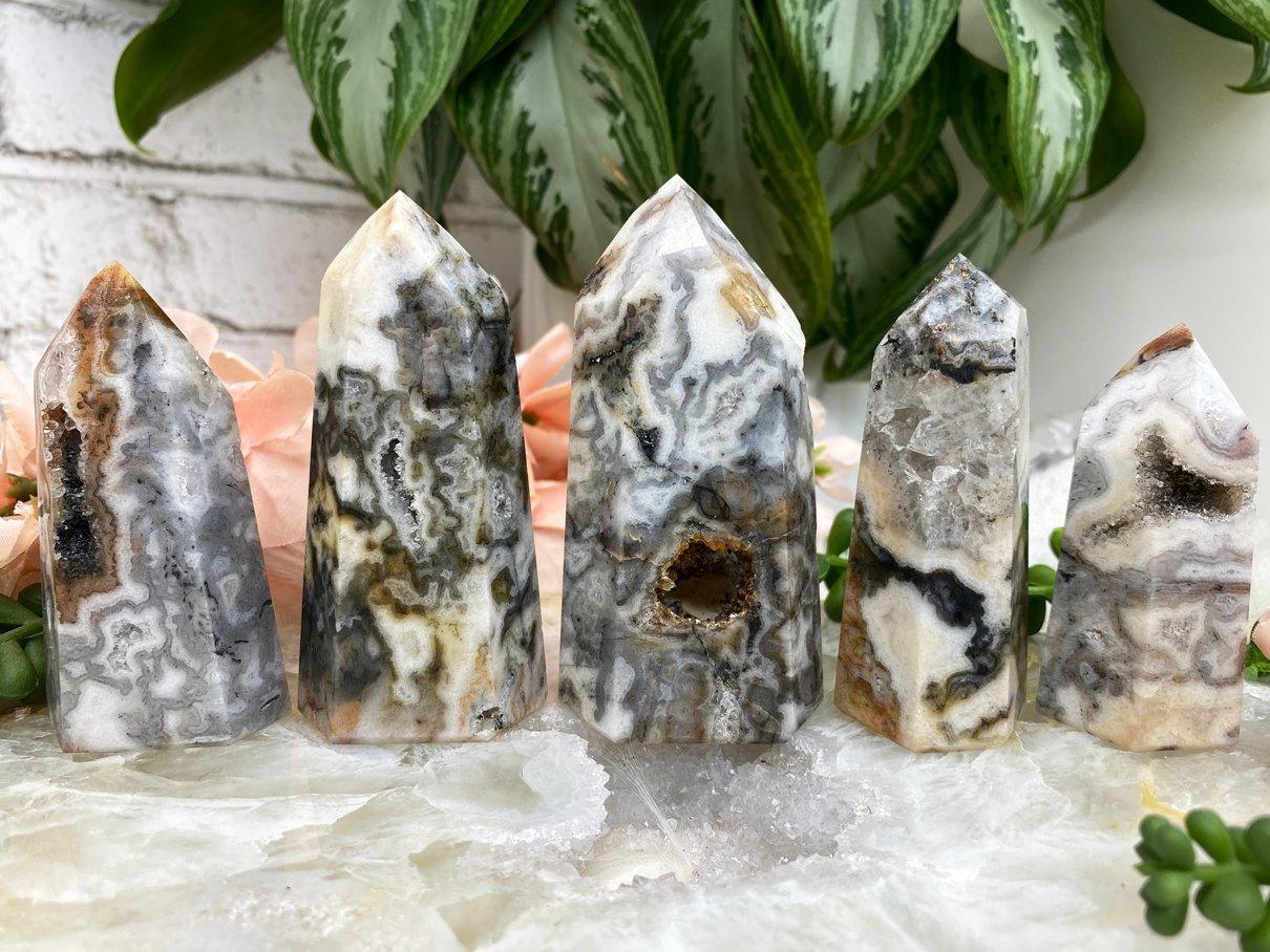 Druzy-Quartz-Chalcedony-Agate-Points