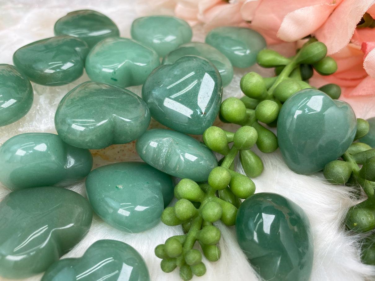 Green-Aventurine-Hearts