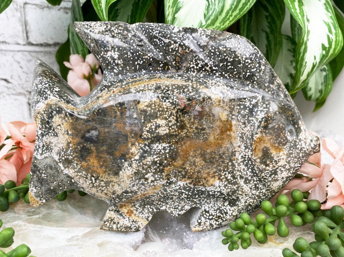 Green-Yellow-Ocean-Jasper-Crystal-Fish