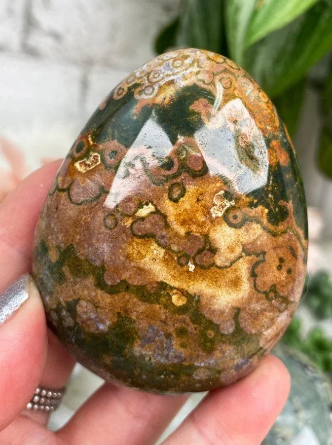 Green-Yellow-Orbicular-Jasper