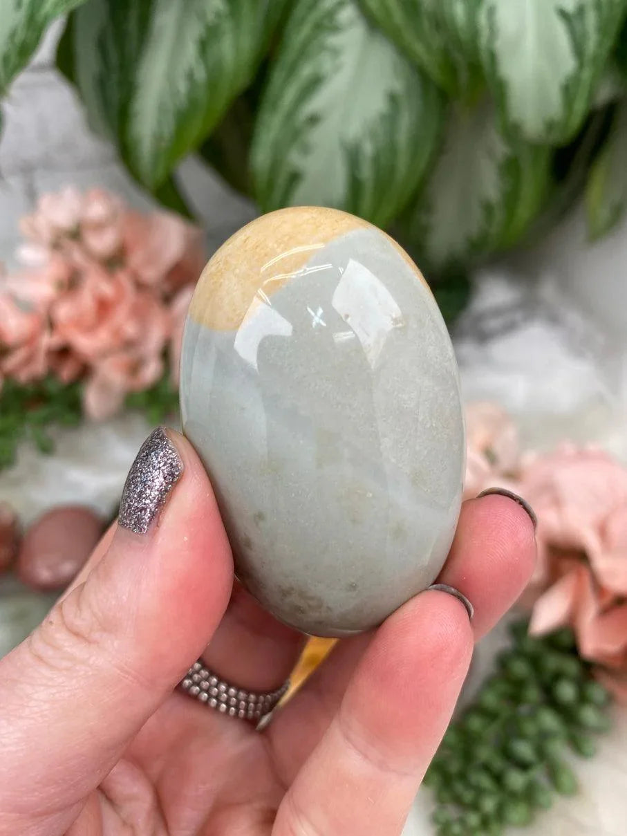 Green-Yellow-Polychrome-Jasper-Pebble
