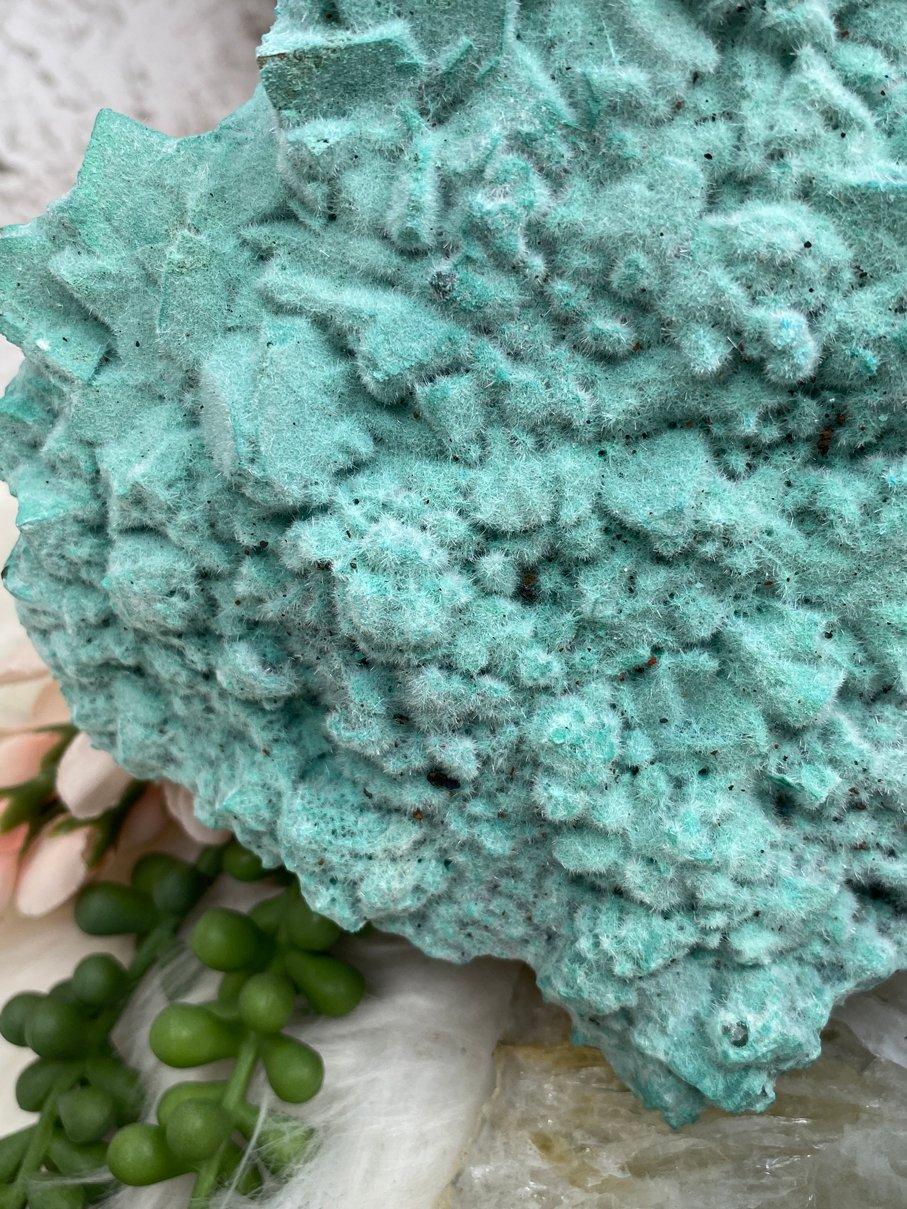 Gypsum-Covered-Blue-Kobyashevite-Crystal-Furry