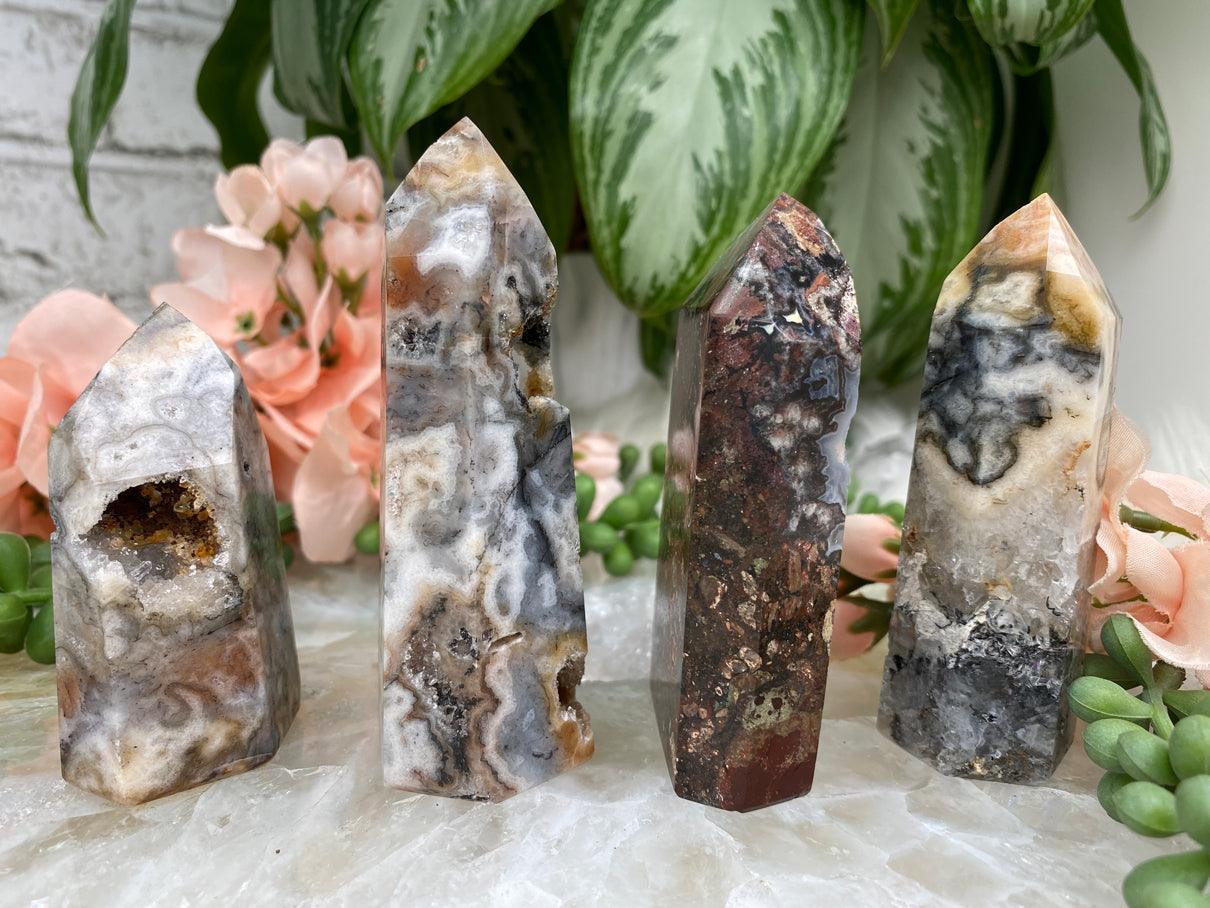 Hematite-Chalcedony-Point