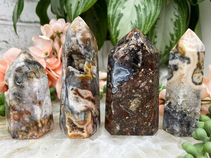 Hematite-Included-Chalcedony-Agate-Points