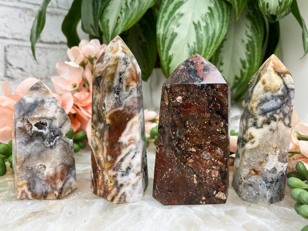 Hematite-Iron-Chalcedony-Quartz-Point