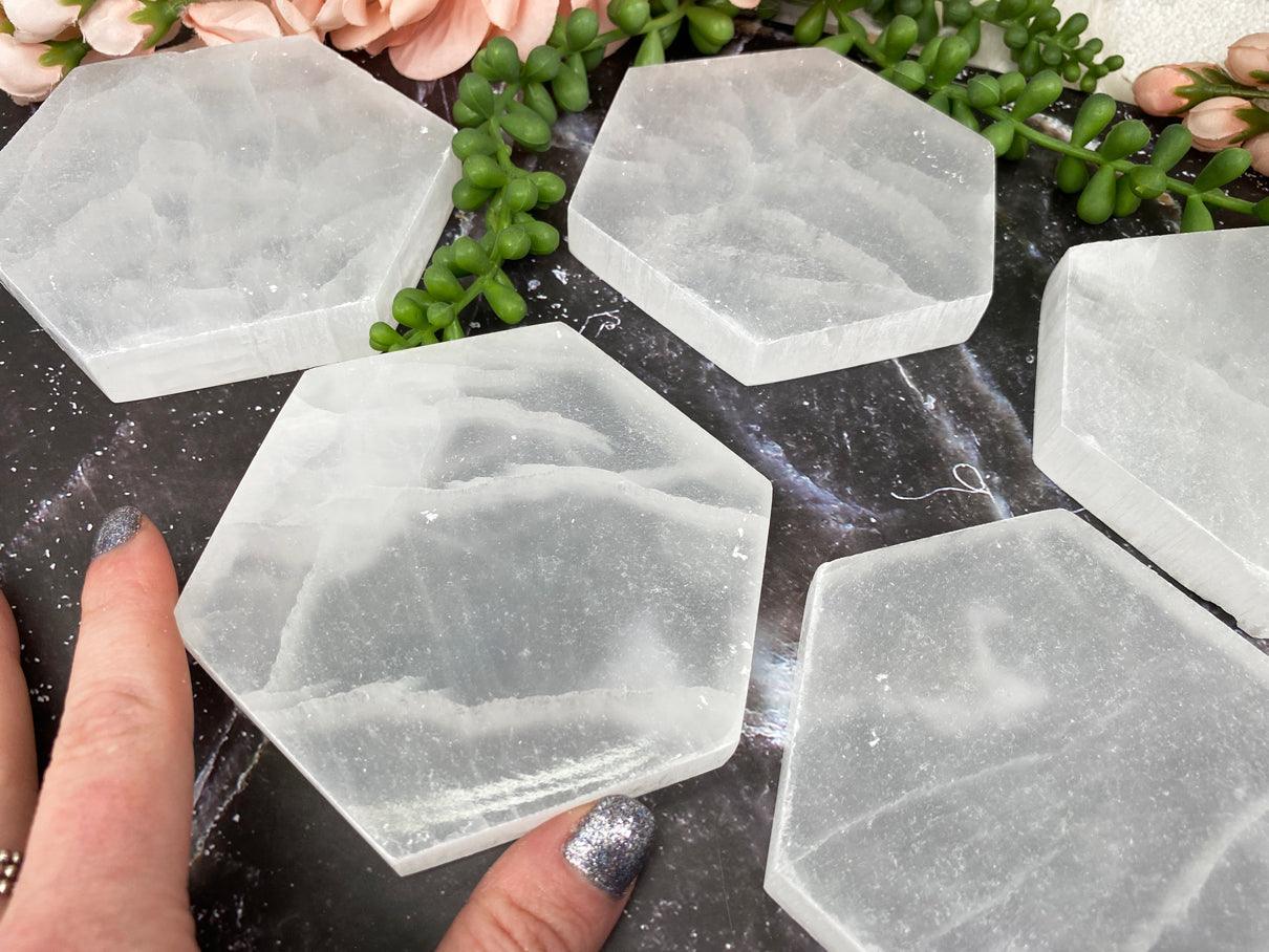 Hexagon-Selenite-Plates