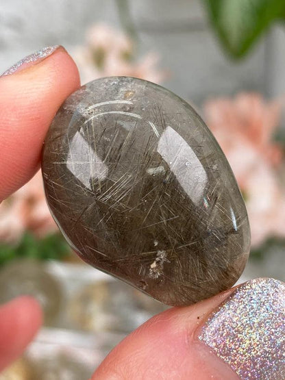 Small Rutile Quartz Lenses