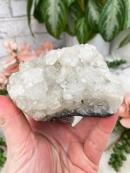 White Apophyllite Clusters