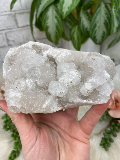 White Apophyllite Clusters