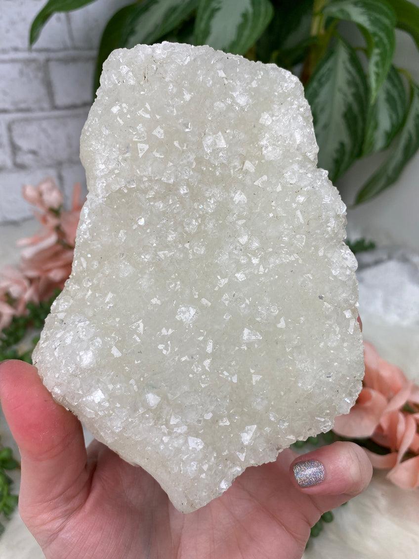 White Apophyllite Clusters