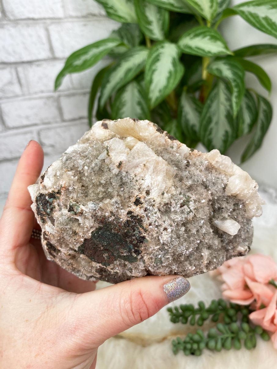 Peach Stilbite & Heulandite