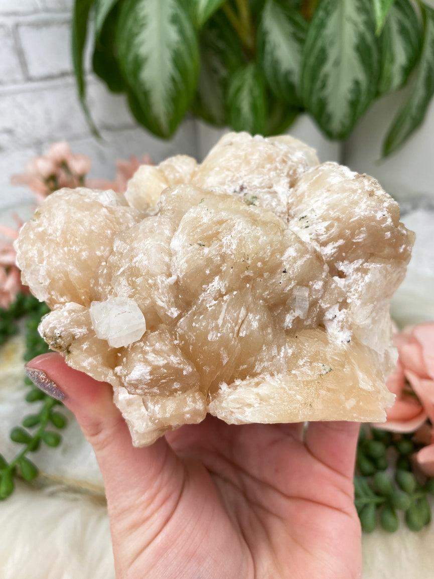 Peach Stilbite & Heulandite