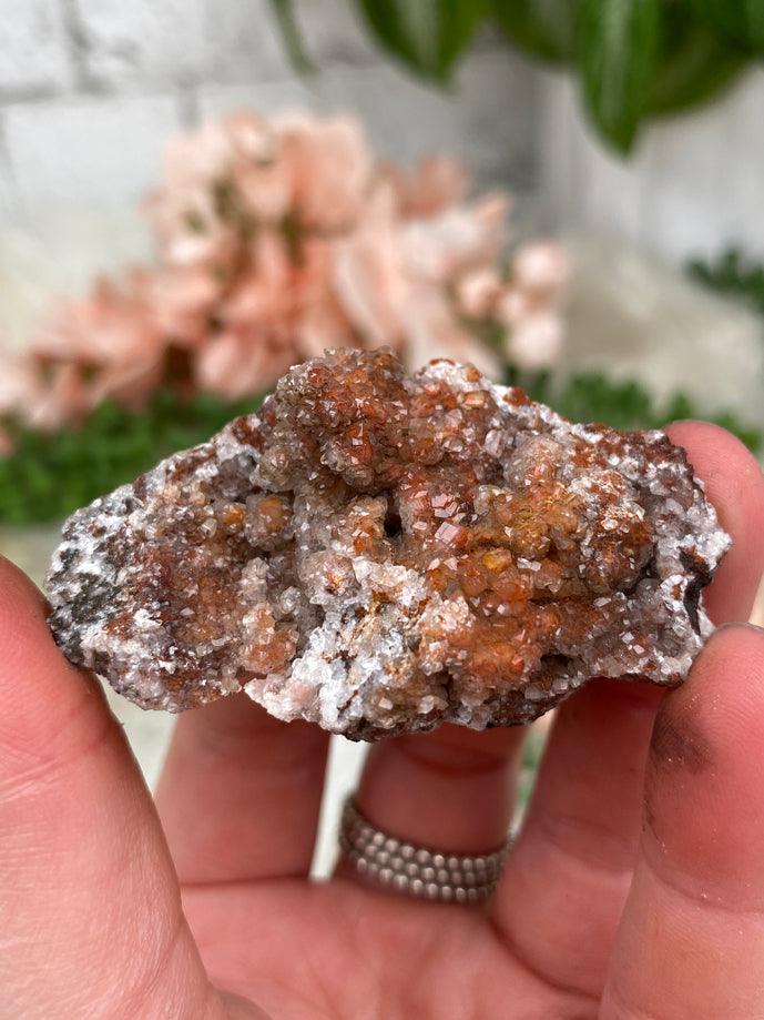 Red Calcite Crystals