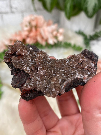 Red Calcite Crystals