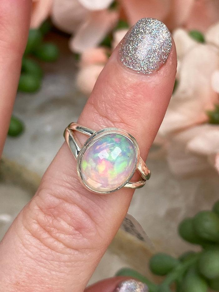 Sterling Silver Opal Rings