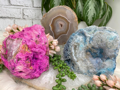 Standing Geode Displays