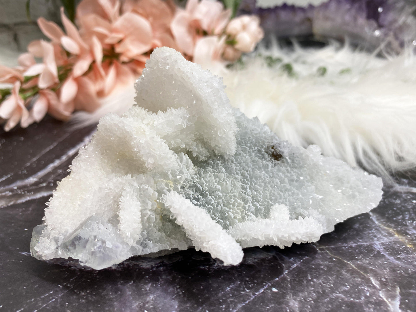 Purple-Green-Fluorite-Mix-Super-Sparkle-Calcite-Quartz-Fluorite-Crystal-Cluster-Irom-Hunan-China.