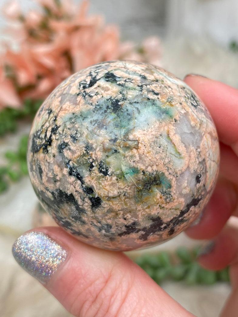 Unakite Jasper Spheres & Pieces
