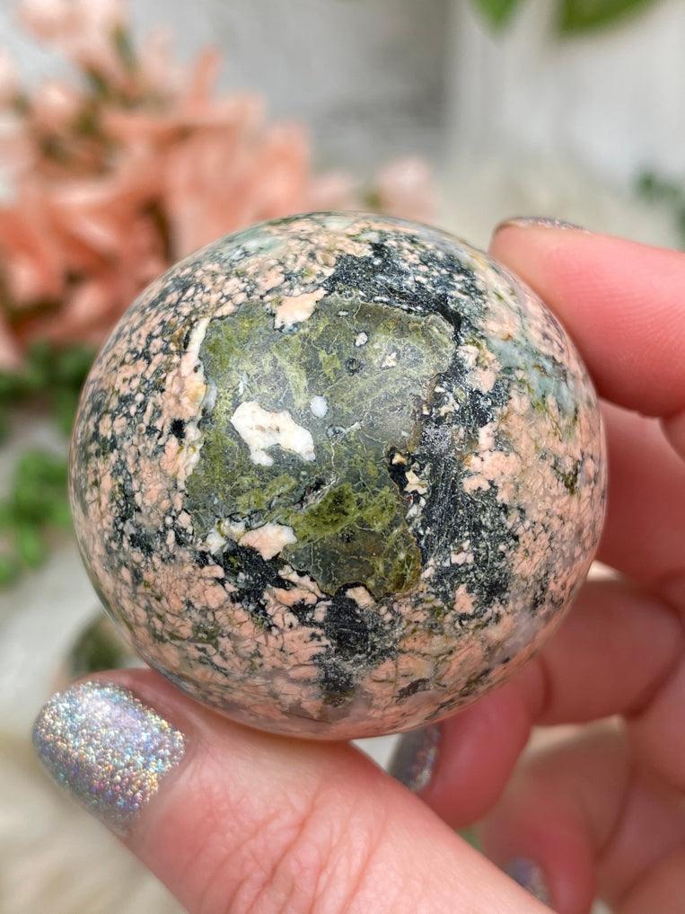 Unakite Jasper Spheres & Pieces