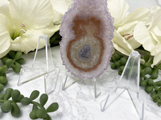 Plastic Crystal Slice Display Stand