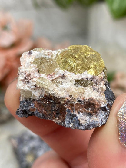 Mexico Apatite in Matrix