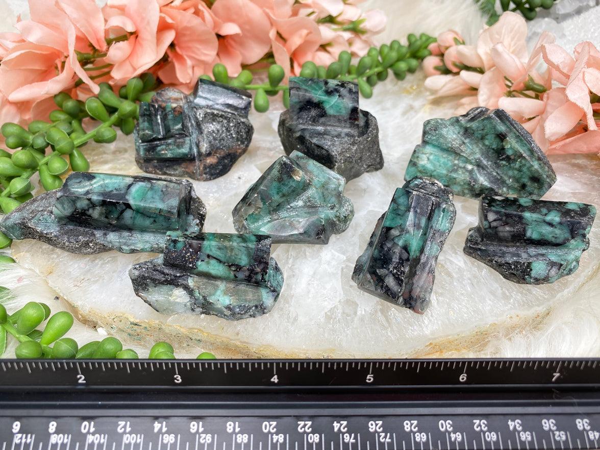small-black-green-emeralds
