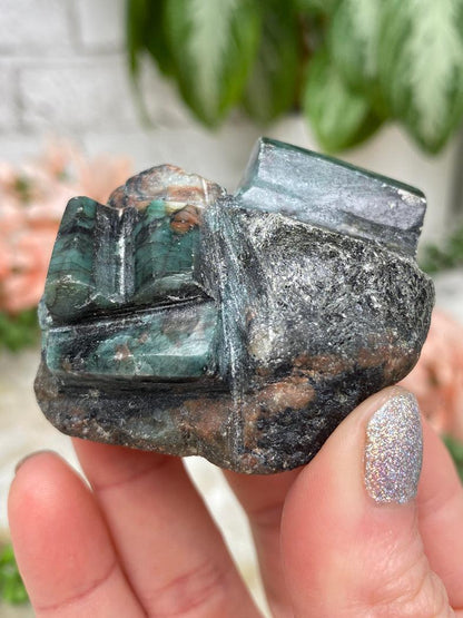 Small Green Emerald Matrix