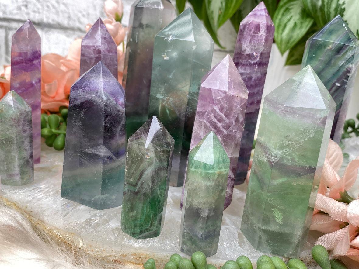 fluorite-points-or-sale-purple-green