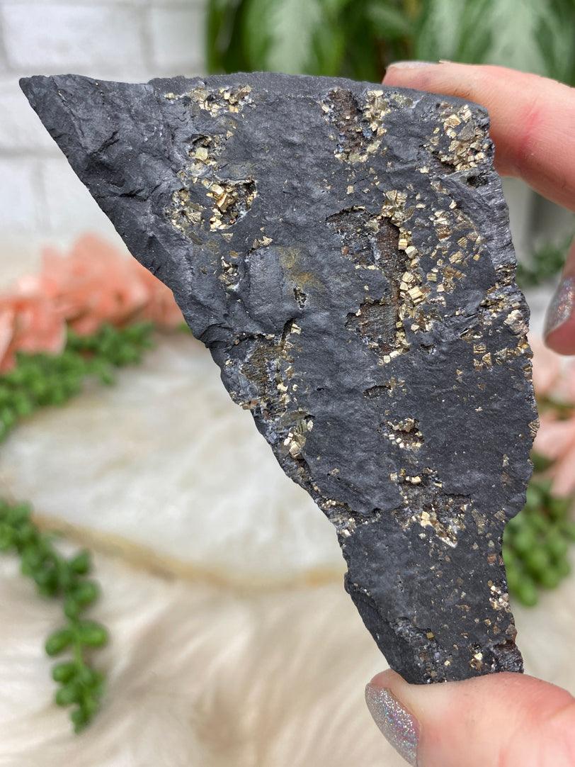 brazil-pyrite-on-black-basalt-crystal