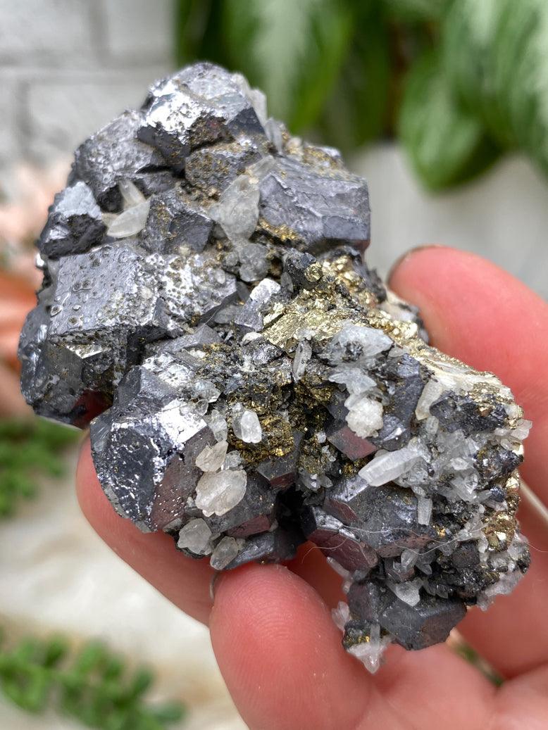 galena-orange-calcite