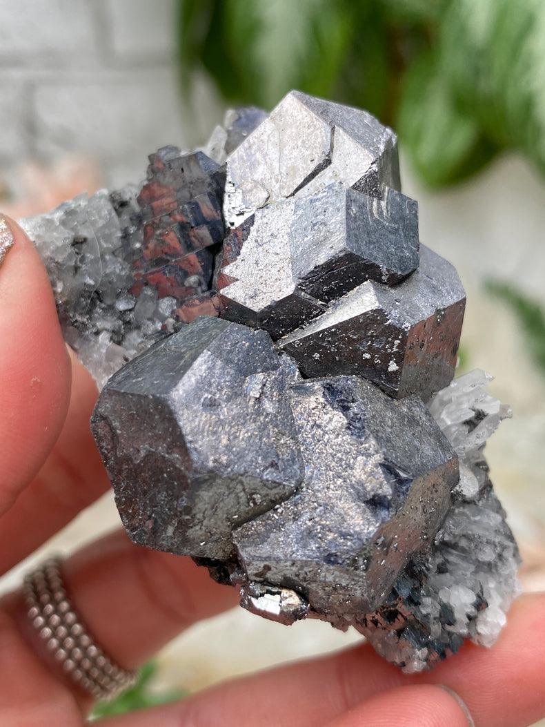 galena-orange-calcite