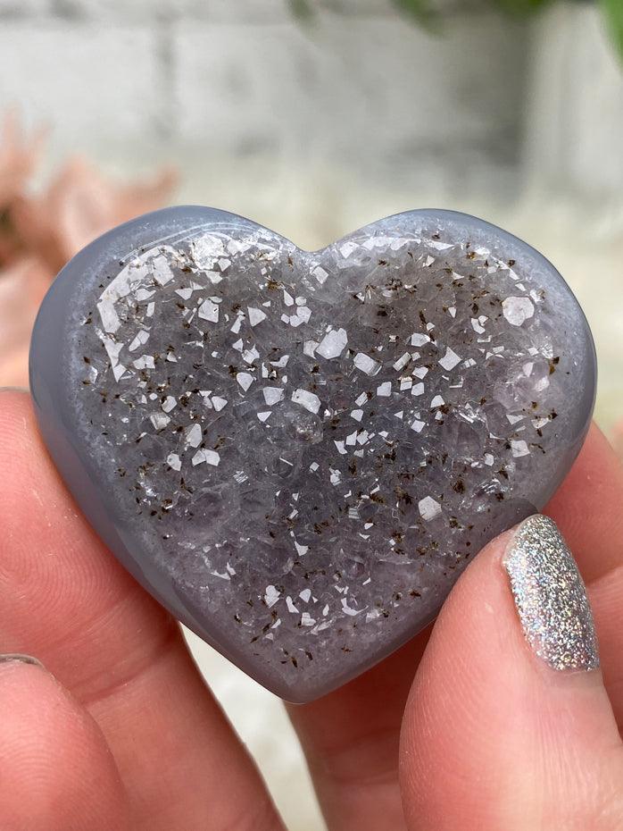 white-quartz-agate-heart