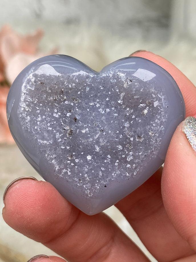 white-quartz-agate-heart