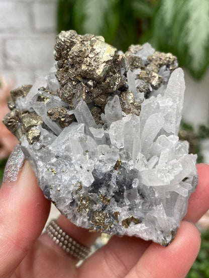 Peru Pyrite & Quartz Clusters