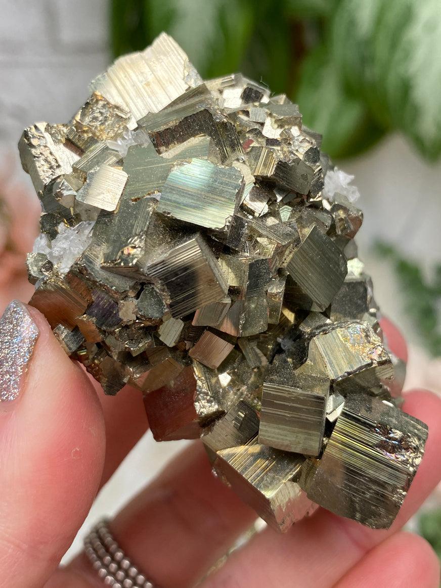 Peru Pyrite & Quartz Clusters