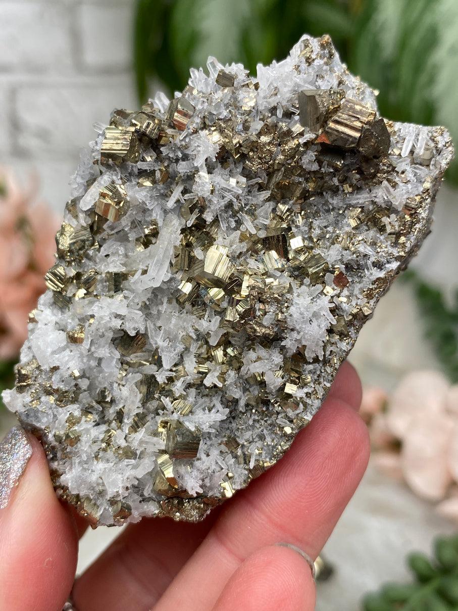 Peru Pyrite & Quartz Clusters