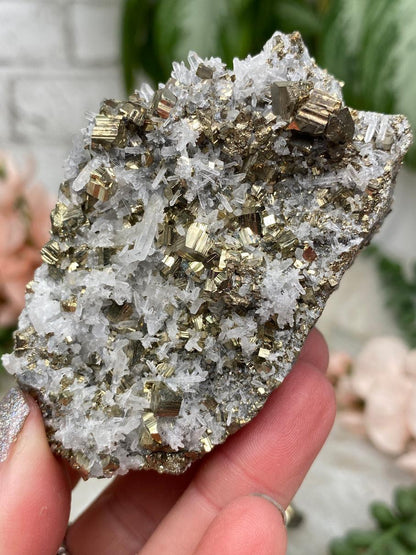 Peru Pyrite & Quartz Clusters