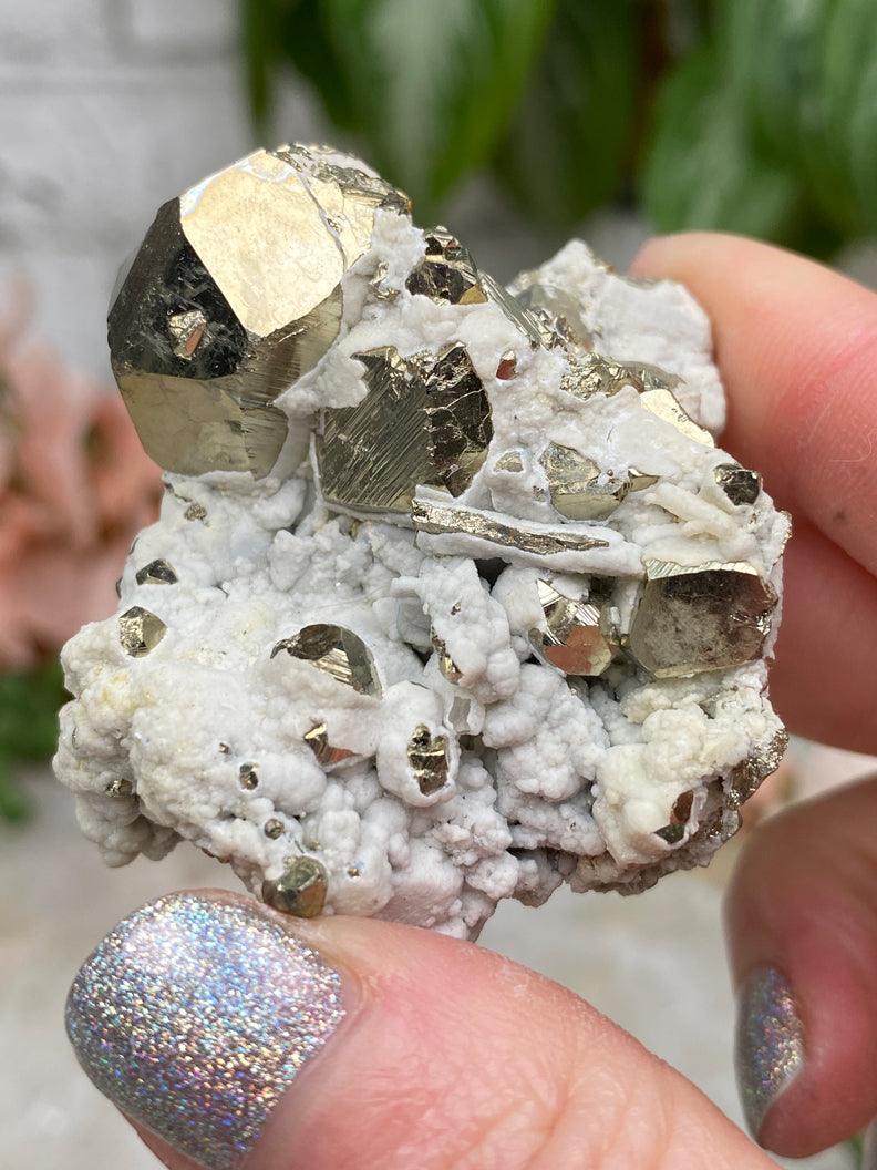 Peru Pyrite & Quartz Clusters