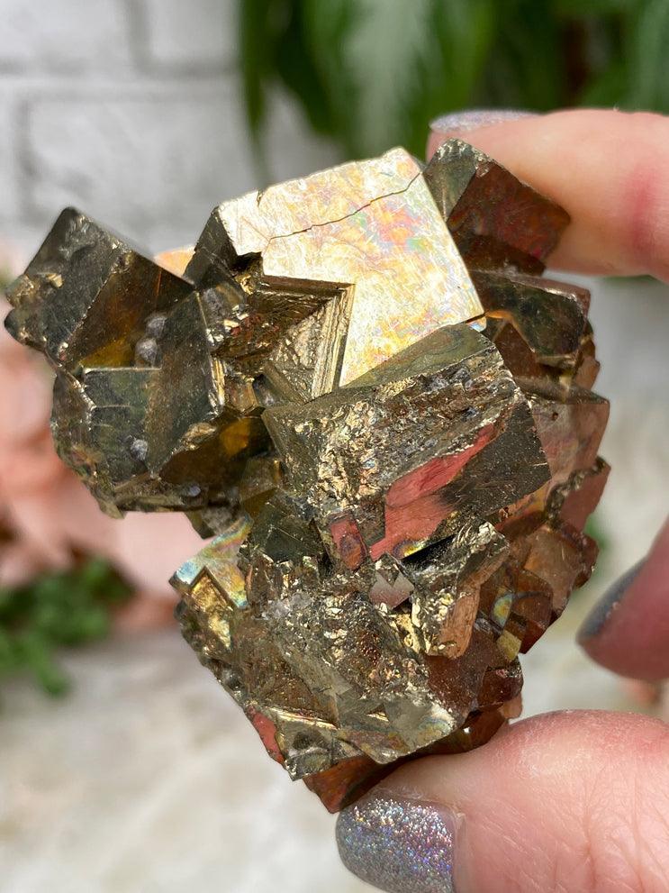 Peru Pyrite & Quartz Clusters