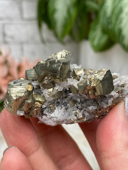 Peru Pyrite & Quartz Clusters