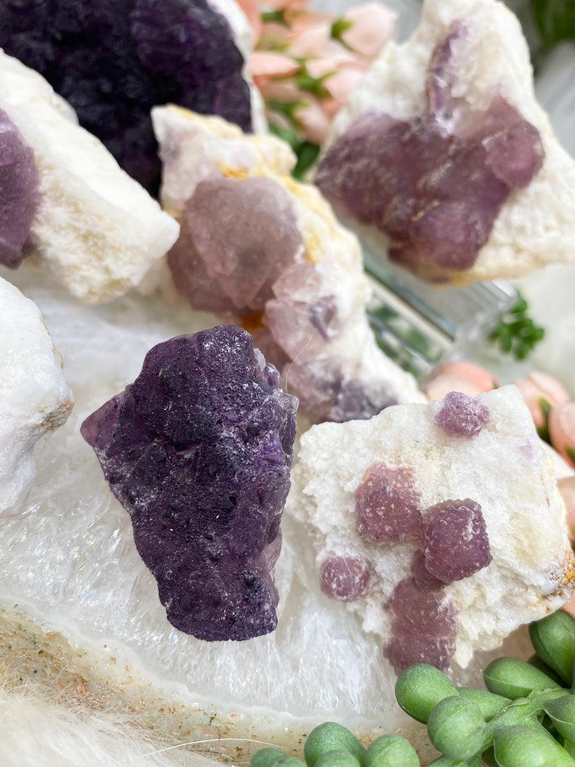pink-purple-white-matrix-fluorite-crystals