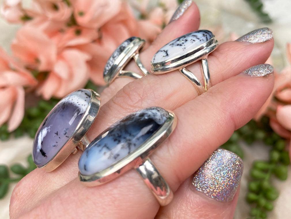 silver-dendrite-rings